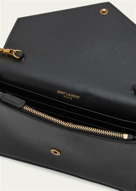 monogram chain wallet ysl